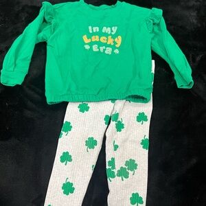 Carter's Green Graphic Top